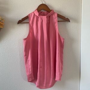 Express Coral Sleeveless Blouse